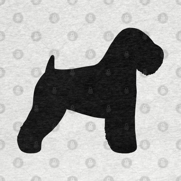 Soft Coated Wheaten Terrier Silhouette by Coffee Squirrel